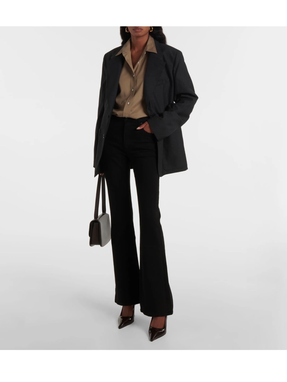 Citizens Of Humanity Black Flare Jeans